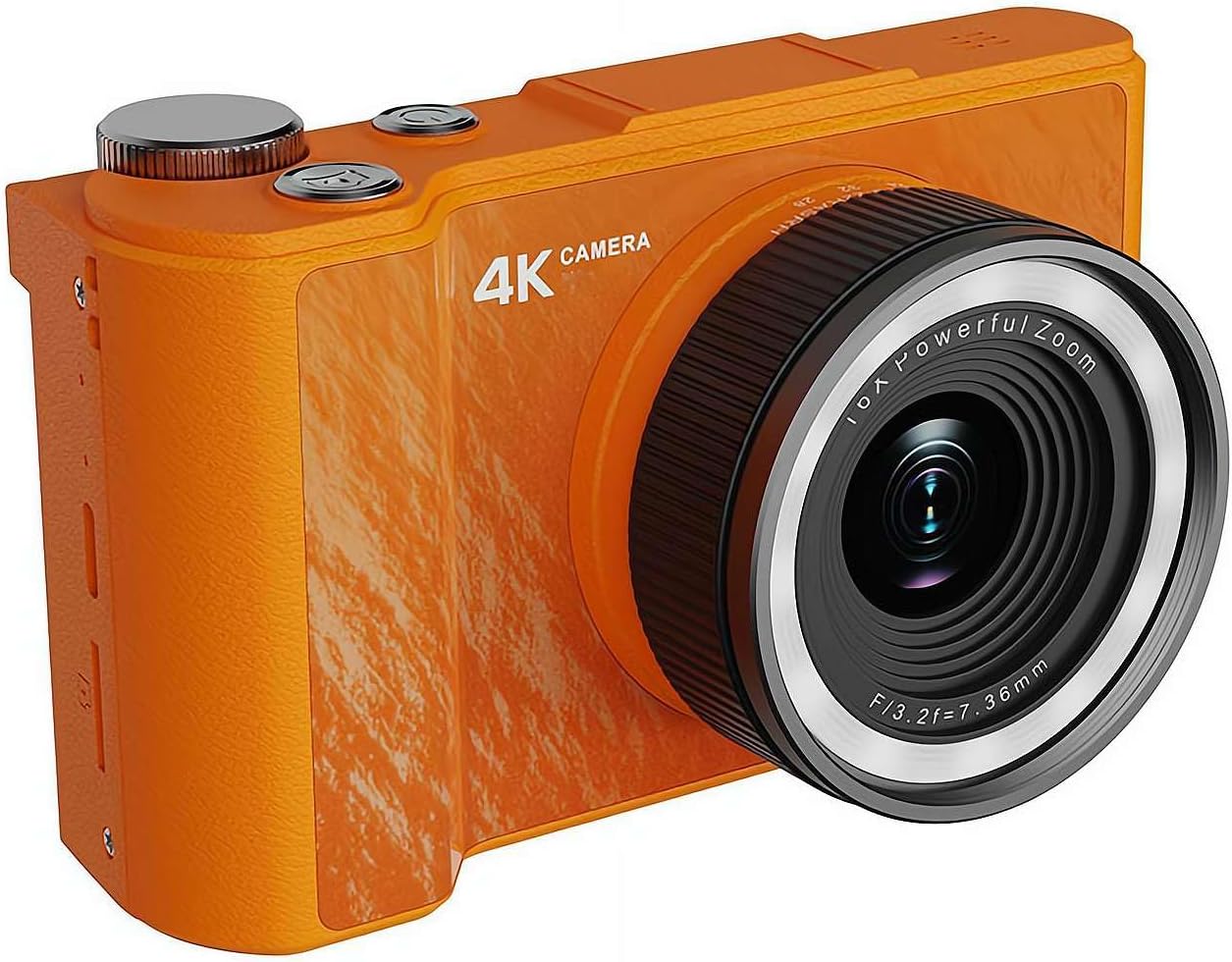 Mini Digital Camera with Flip Screen - 4K Video & 5MP Photo Camera for Kids, Teens, Beginners, Vloggers | 2.8" HD Display, 16X Digital Zoom, Smart Fill Light, MP3 Player & Photo Viewer