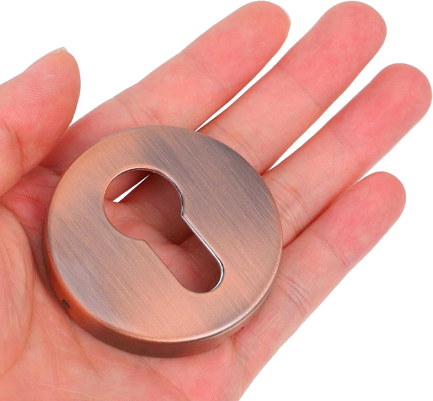 Stainless Steel Keyhole Cover Antique Lock Core Protector for Gates and Cabinets and Elegant Design Easy to Install Functionality