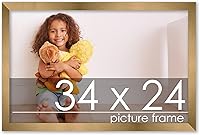 Vista 48 de Poster Palooza Marco de madera de bronce dorado de 26 x 34 pulgadas, acrílico UV, respaldo de tablero de espuma y accesorios para colgar incluidos