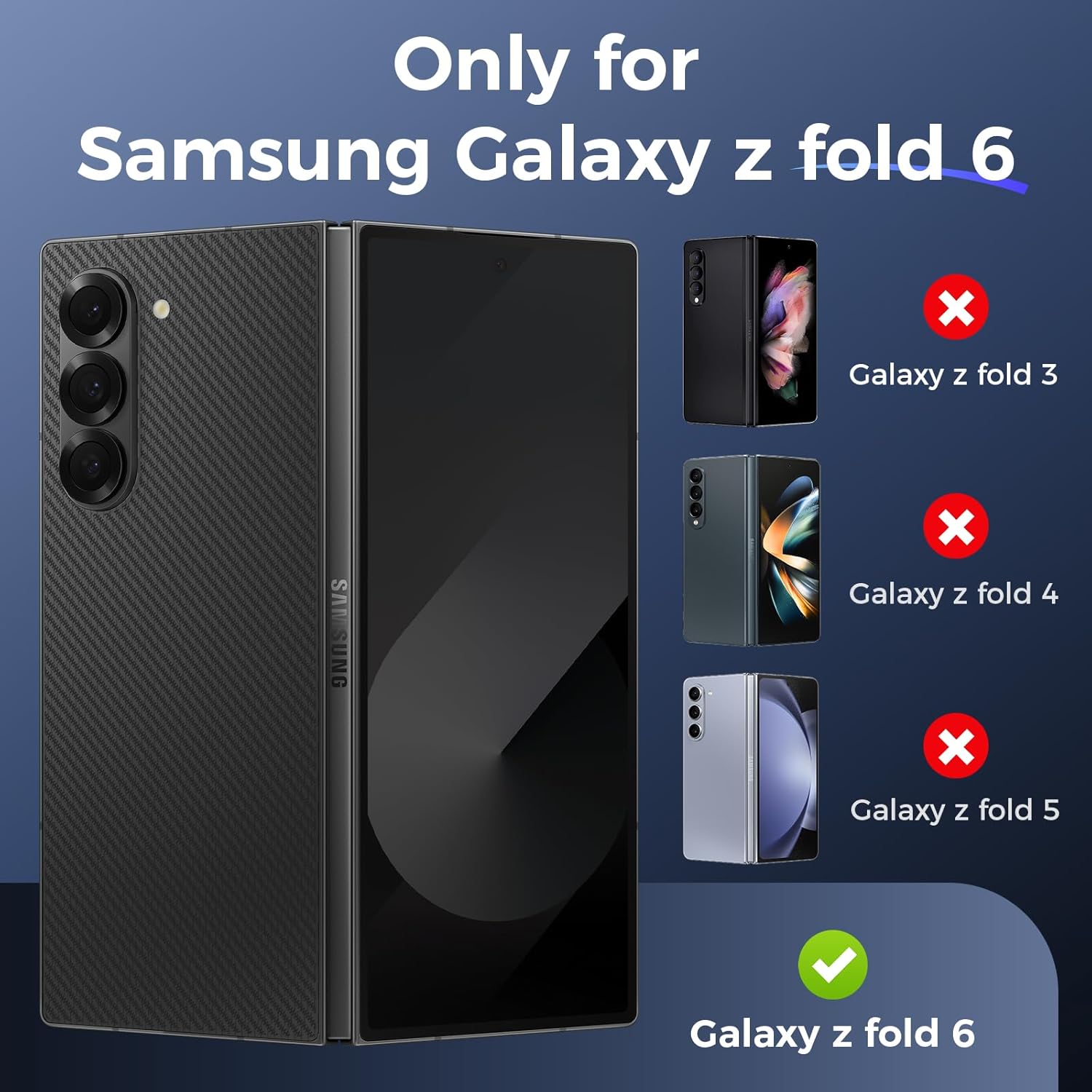 Ruky Magnetic Case for Z Fold 6, with Privacy Screen Protector, Z Fold 6 Case [Compatible with MagSafe], Slim Thin Protective Full Body Phone Cover for Samsung Galaxy Z Fold 6 5G, Black Galaxy Z Fold 6 Black