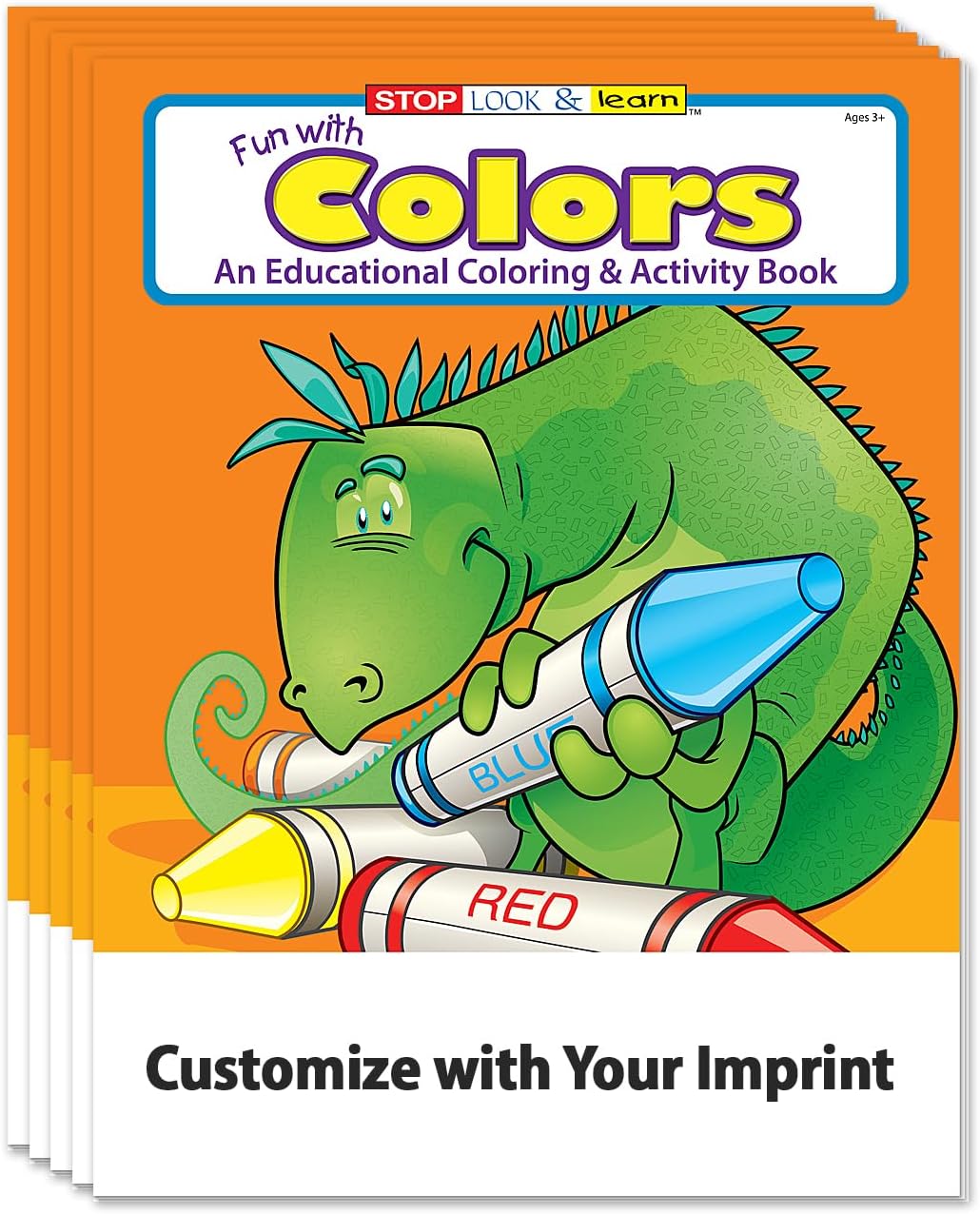 ZOCO Colors Educational Coloring Books for Kids (25 Bulk Pack, Without Crayons) – Preschool & Kindergarten Learning Activities – Color Recognition Games & Pages – Made in USA