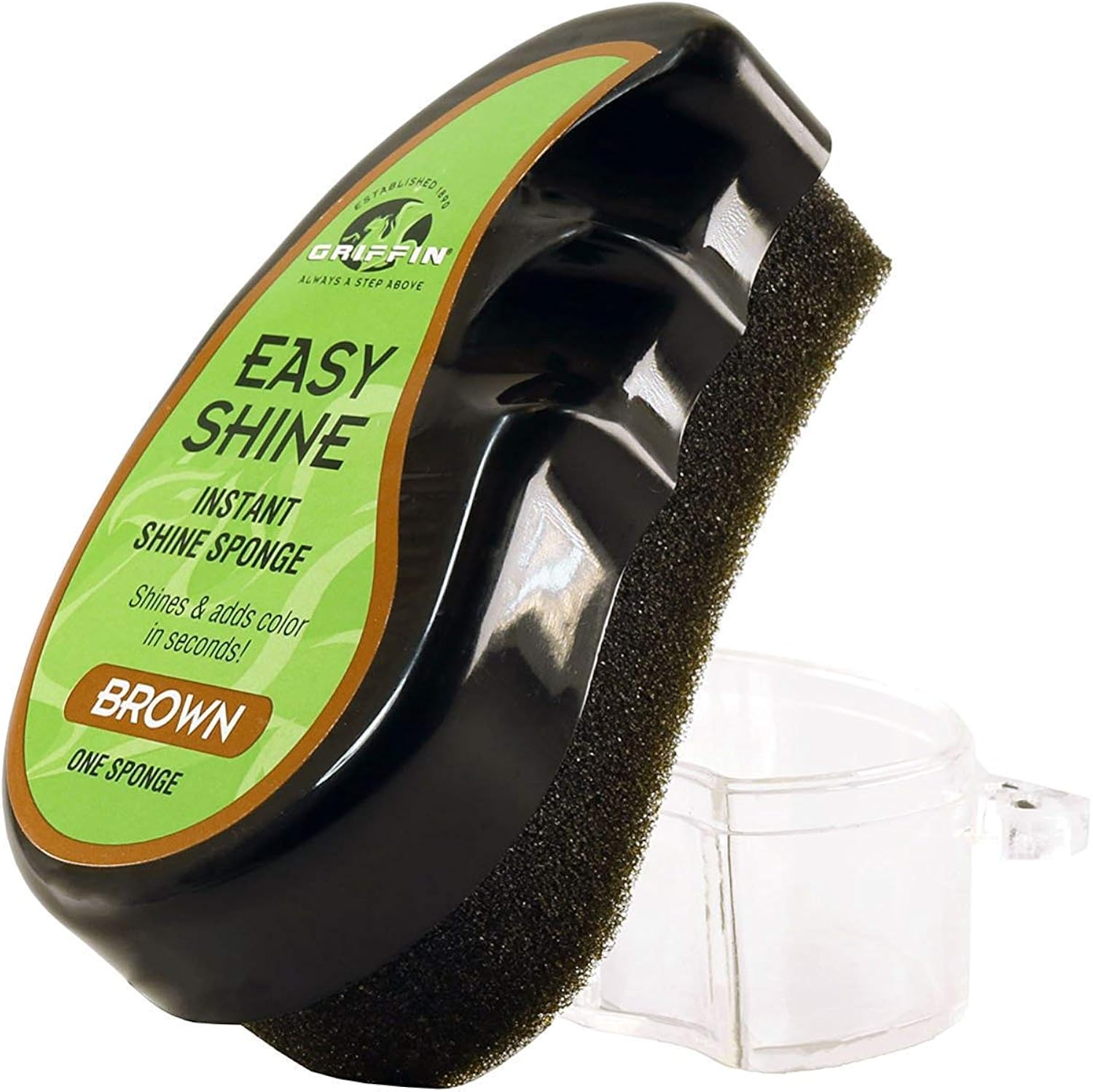 GRIFFIN Easy Shine Shoe Polish - Instant Shoe Shine Sponge (Brown) 3 Pack: Shoes