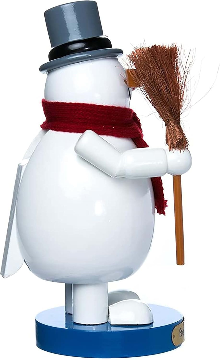 Kurt Adler Wooden Frosty The Snowman Nutcracker, 10"