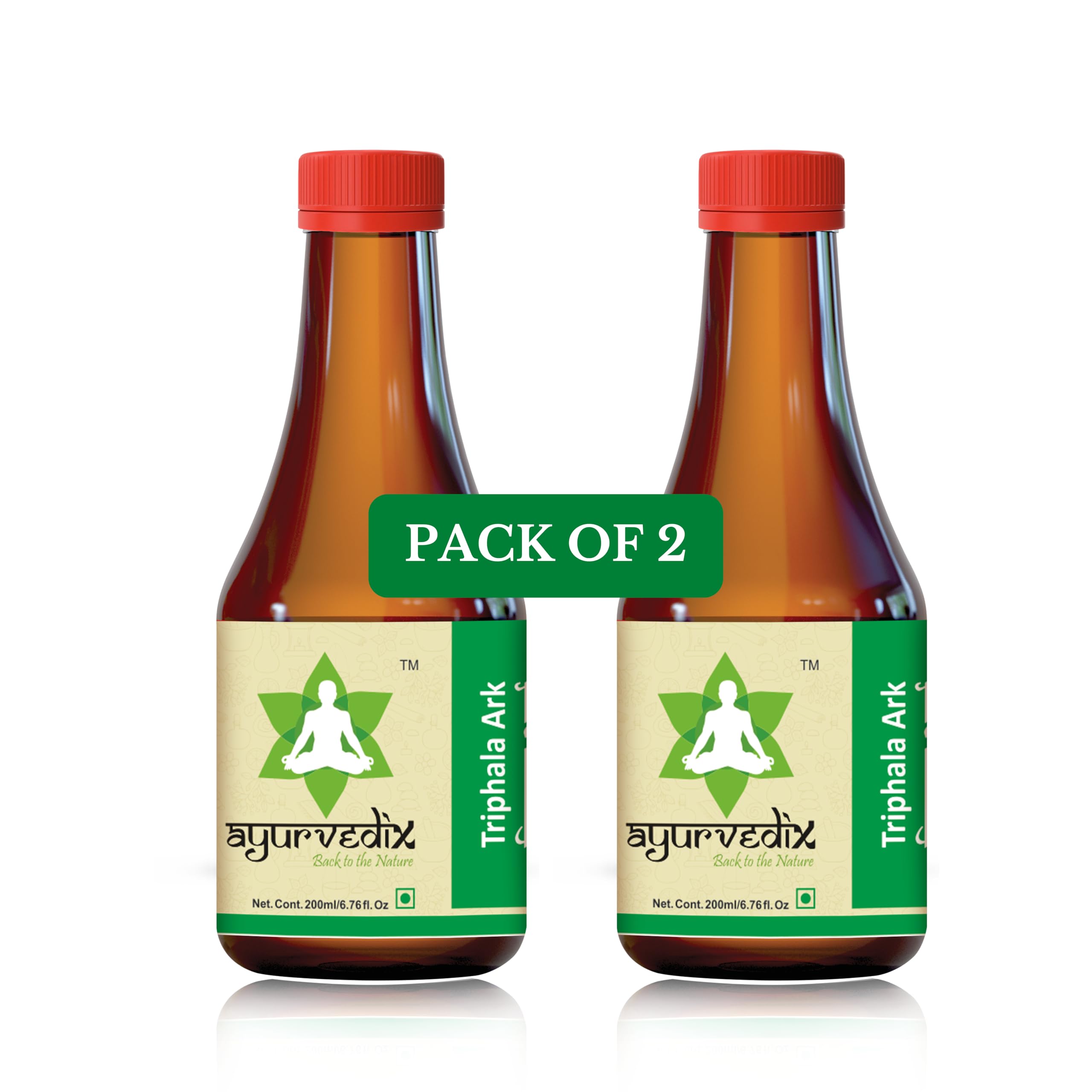 Ayurvedix Triphala Ark - Triphala Herbal Disttilate for Digestive Health, Helps Relieve Constipation | Acidity & Gas Relief | 200 ML | Pack of 2 (B0D5439QGL) Amazon Price History, Amazon Price Tracker