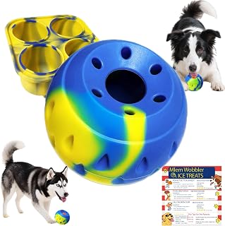 BIONEMAGILI Interactive Dog Toy with Freeze Tray - Durable Non - Toxic Treat Dispenser - Reduces Boredom & Anxiety - Dishwasher Safe - for Small to Large Dogs Toy