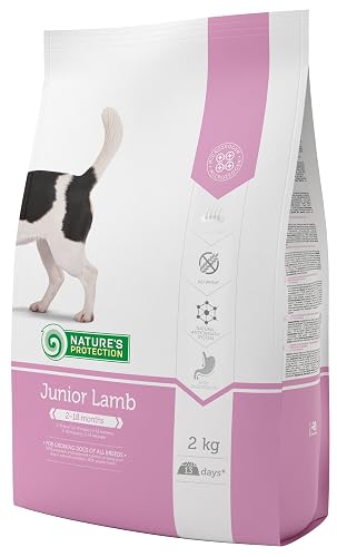 Nature 's Protection Dog Junior with Lamb, 1er Pack (1 x 2 kg)