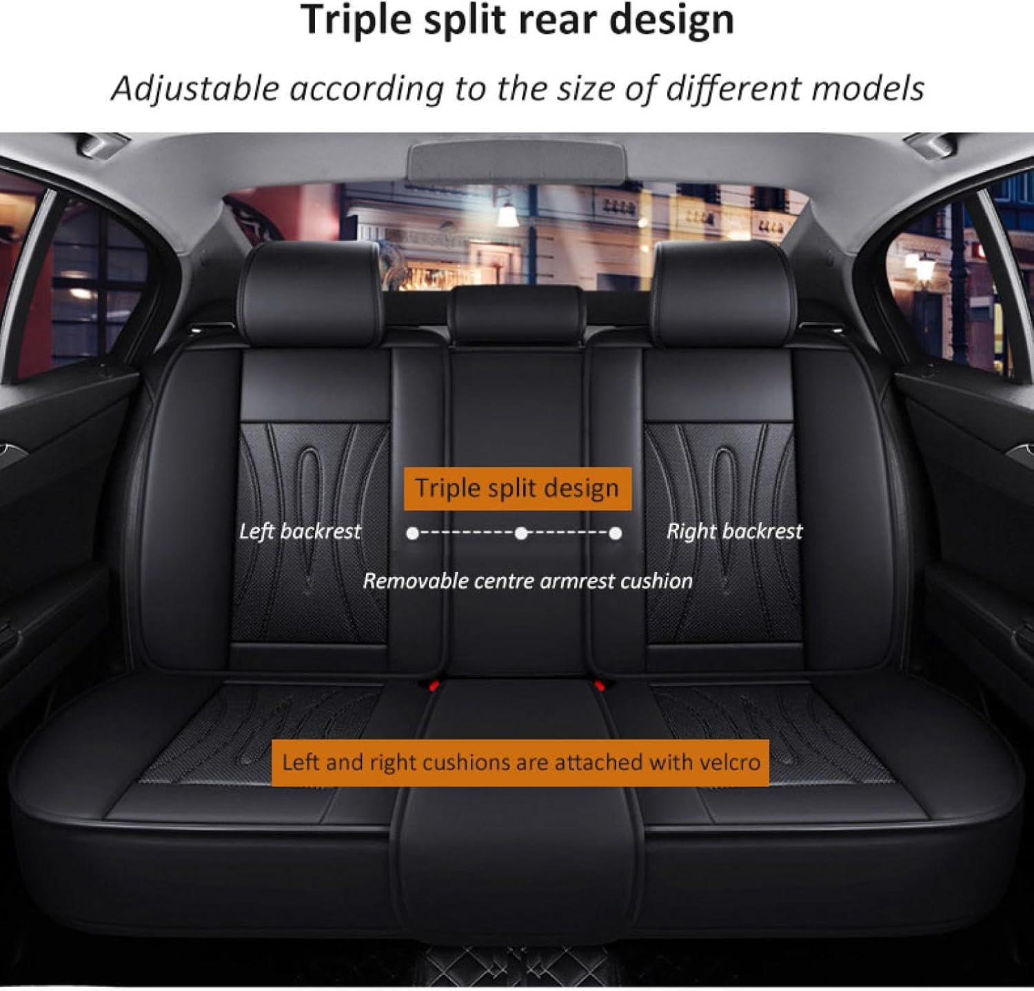 Car Seat Cover All-Season Universal All-wrap Seat Cover Five-seat Universal