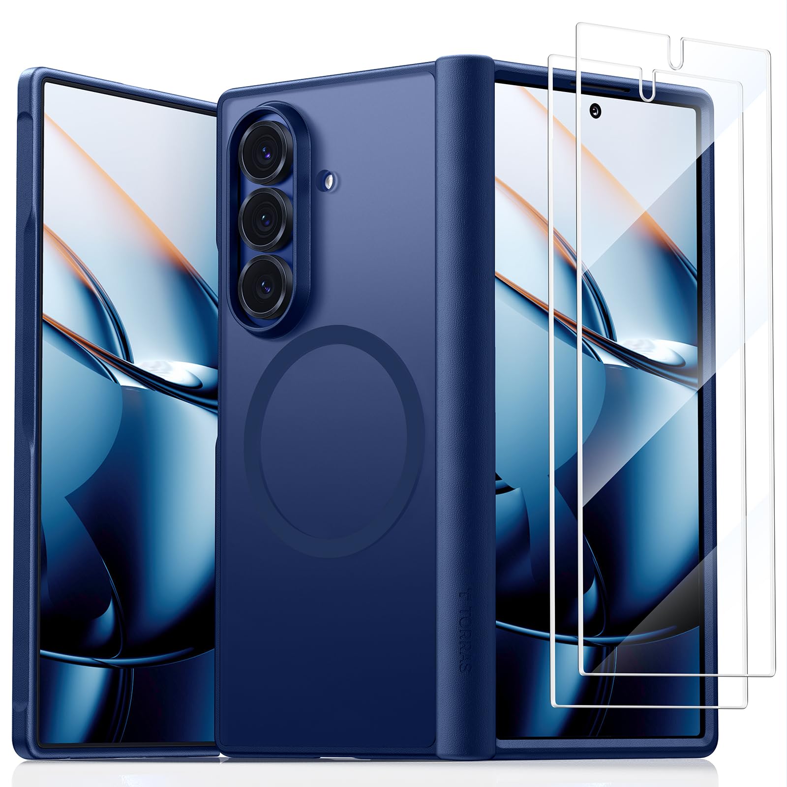 Galaxy Z Fold 7 国内版　Torras magsafeケースセット Amazon.com: TORRAS 360 Spin Magnetic Stand for Galaxy Z Fold 7