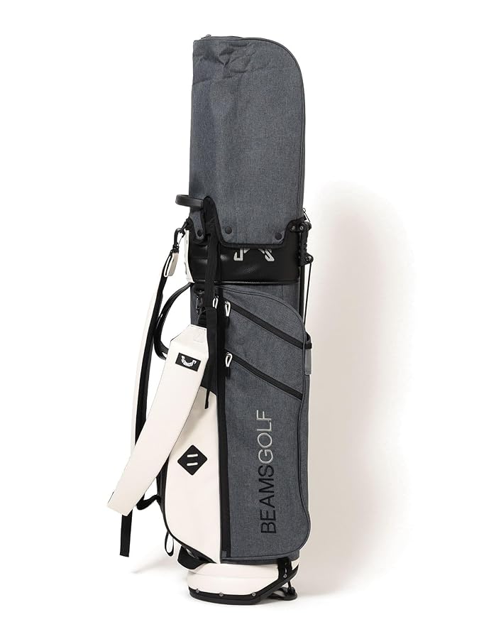 JONES × BEAMSGOLF 別注 Trouper GREYキャディバッグ Amazon.co.jp: [ビームスゴルフ] バッグ キャディバッグ JONES