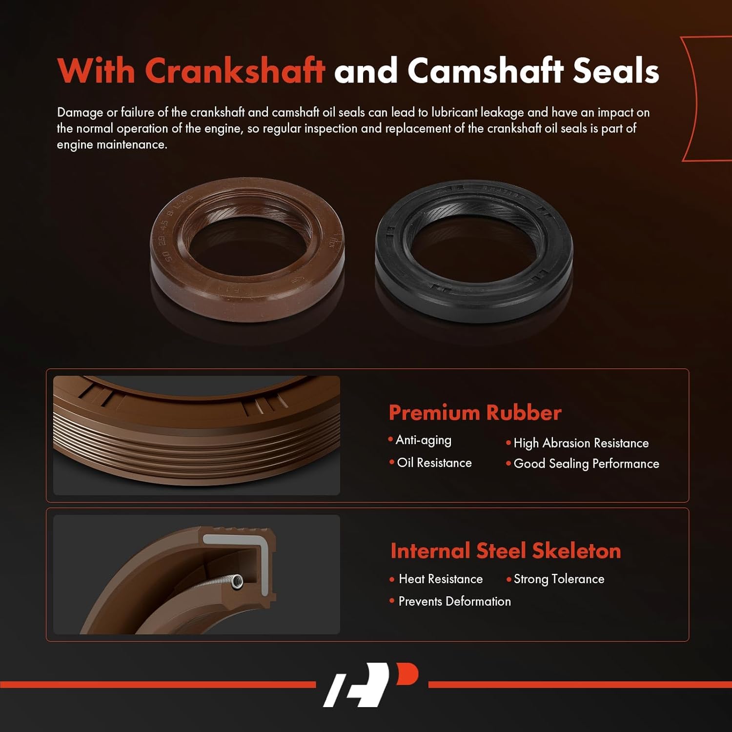 A-Premium Engine Timing Belt Kit with Water Pump Compatible with Honda CRX 1988-1991, Civic 1988-1995, Civic del Sol 1993-1995 - SOHC 1.5L