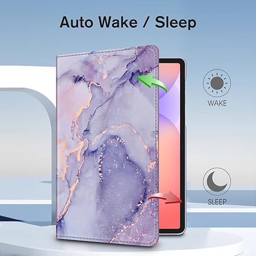 Vista 45 de Fintie Funda giratoria para Samsung Galaxy Tab S10 Lite/S10 FE/ S9 FE 5G 10.9 pulgadas/Tab S9 11 pulgadas con soporte para bolígrafo S, cubierta