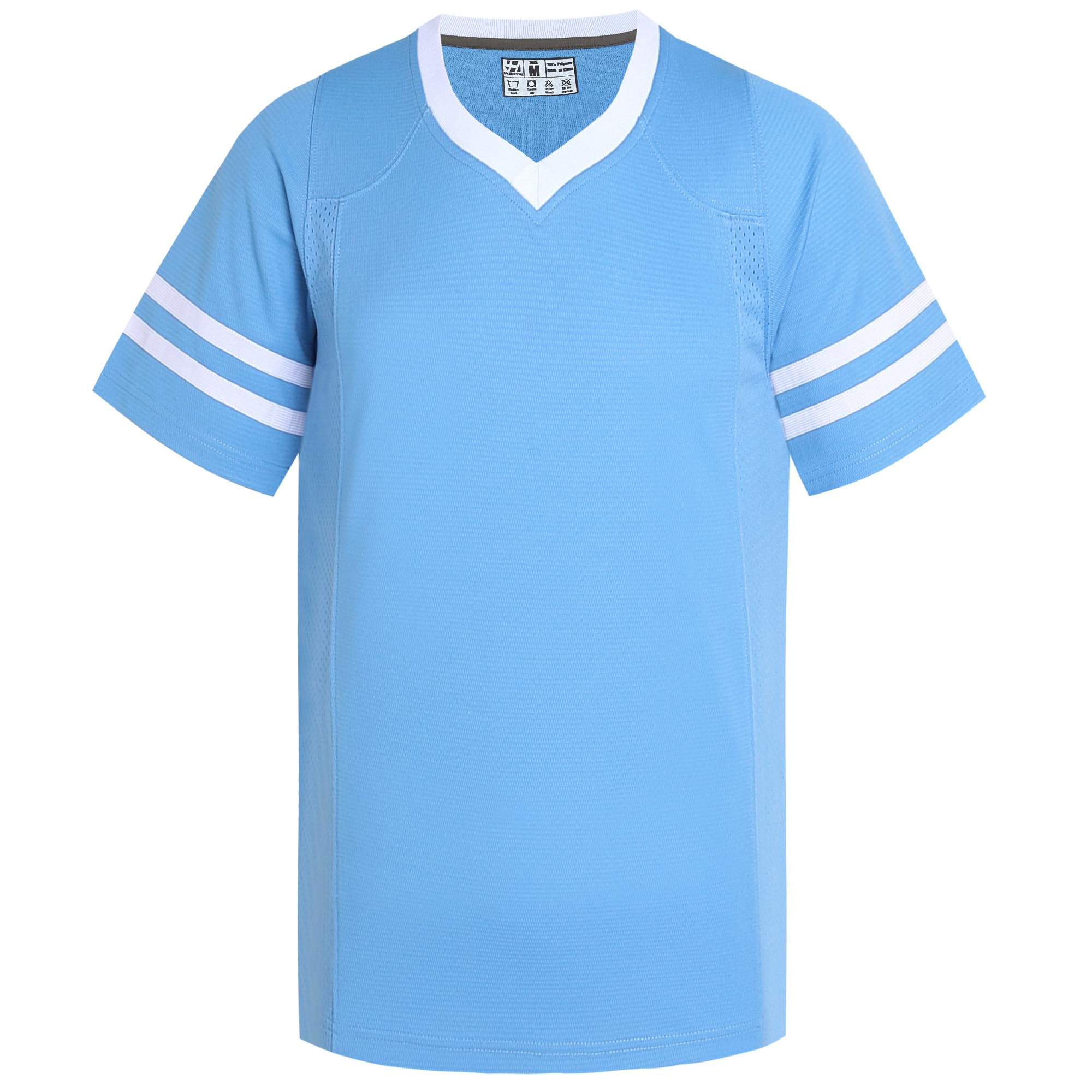 Pullonsy American Football Jerseys for Men Unisex Replica Plain Workout Sport Game Shirts Casual Outwear