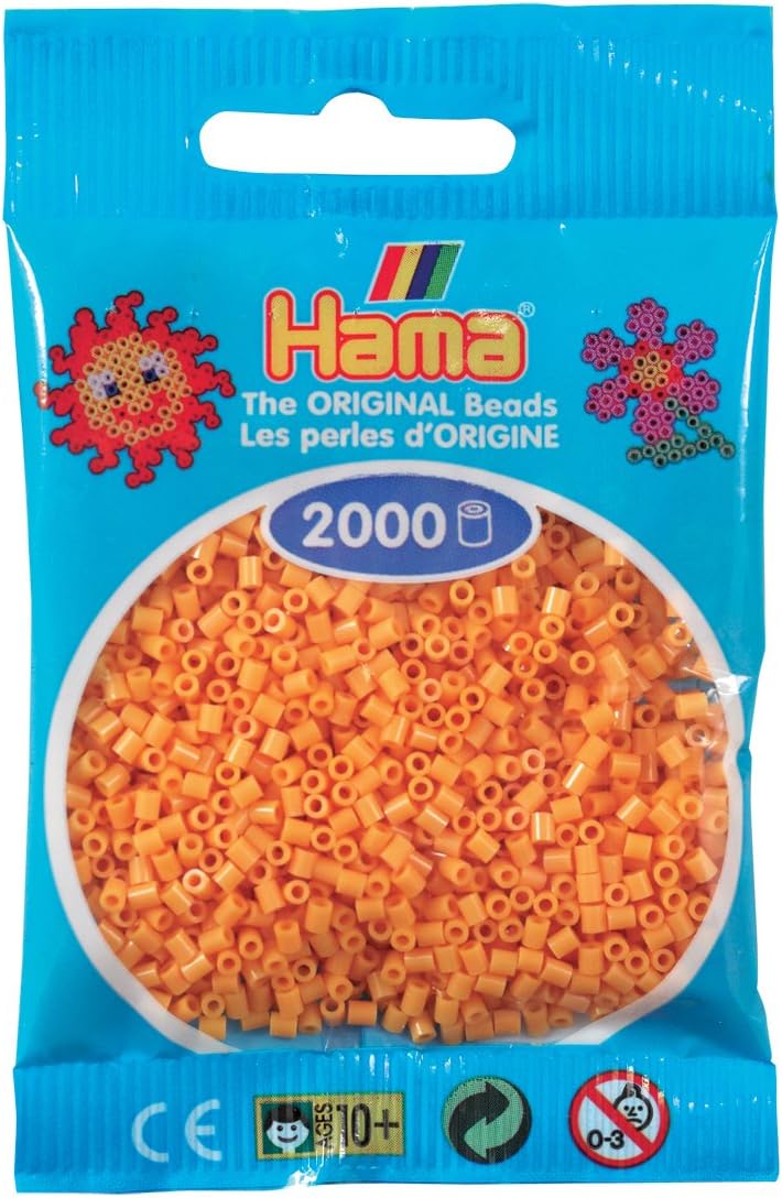 Hama - Mini Sachet 2000 Perles Marron Nounours, 501-60