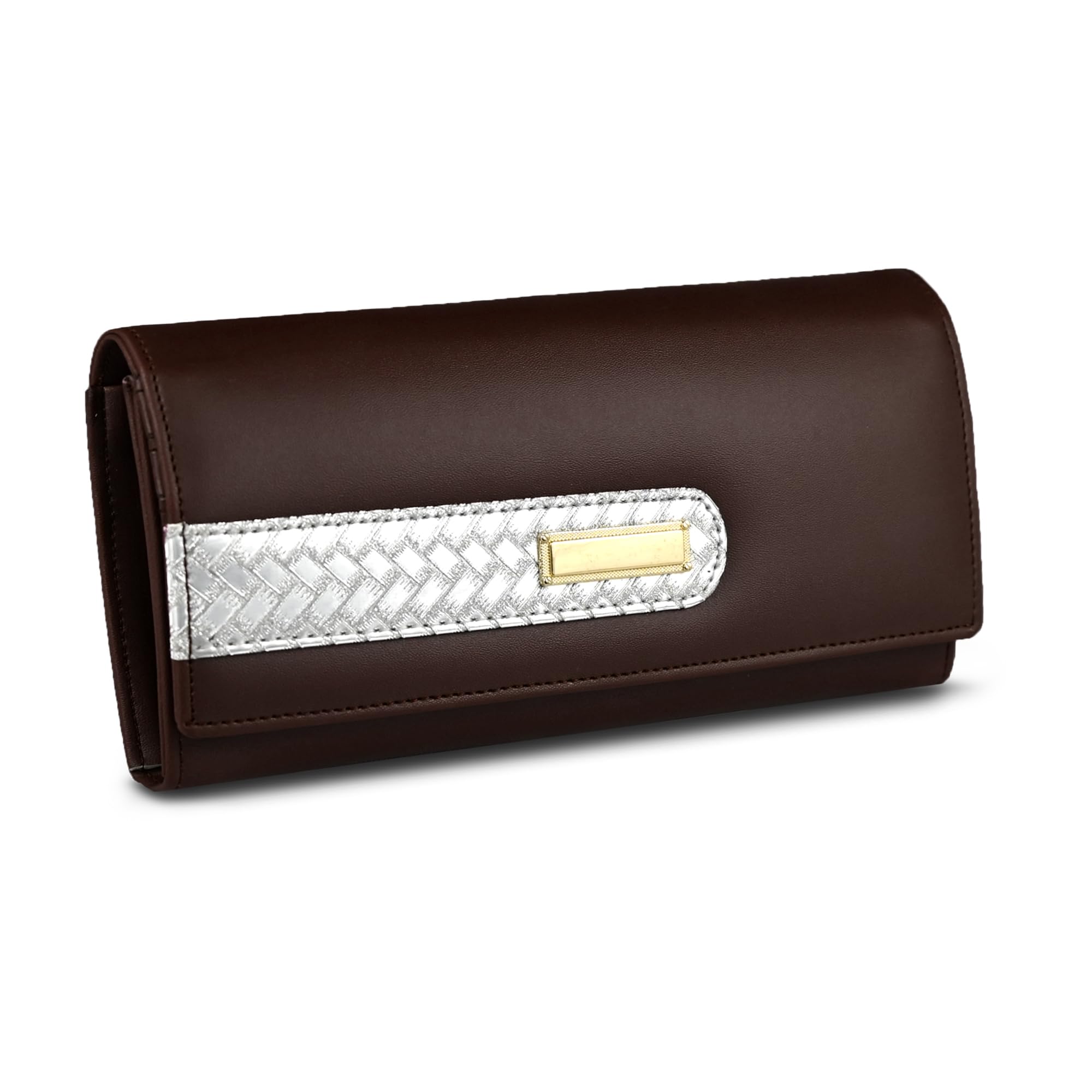 Women's Brown Hand Wallet Clutch Purse | 6 Card Slots (irf-008br)-image-41
