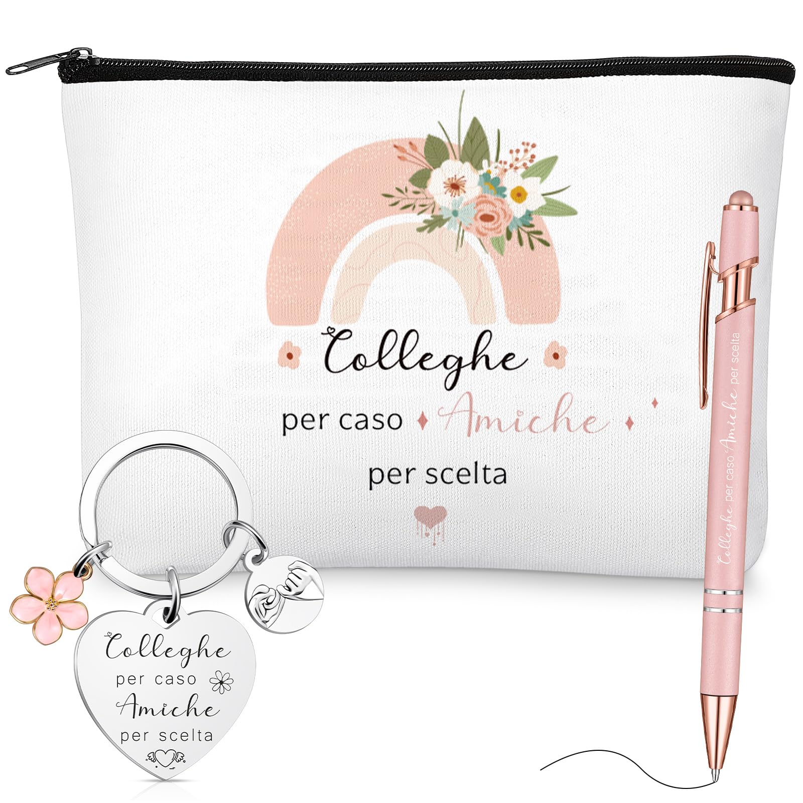 YUANSI Regalo Tata Originale Portachiavi Fine Del Contratto Personalizzato Portachiavi Regalo Tata Scuola Fine Anno Scuola Aesh Institutrice Avs Noel, Alla mia bambina..., M