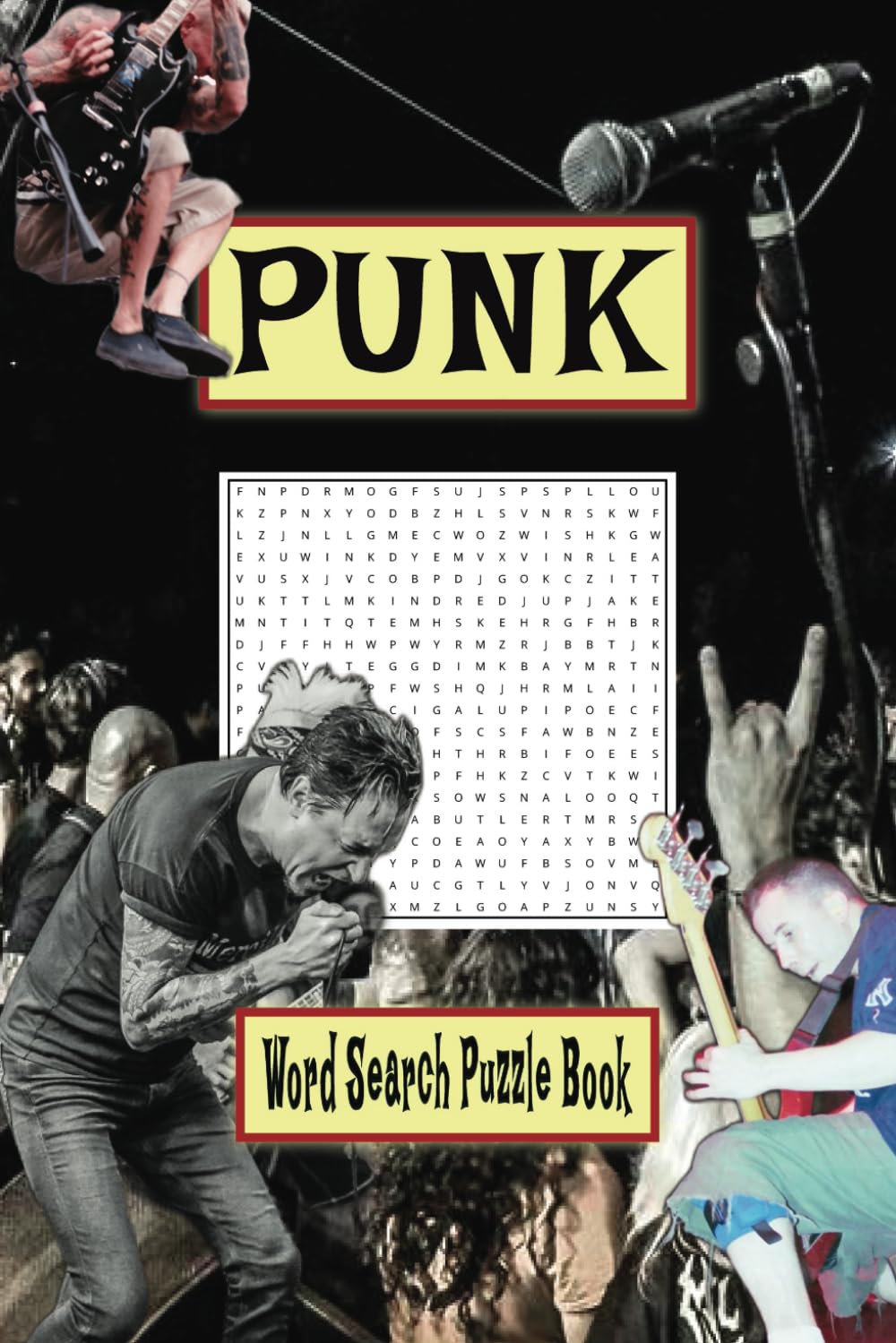 Punk Rock Word Search Puzzle Book: Easy To Read Print for mental well-being