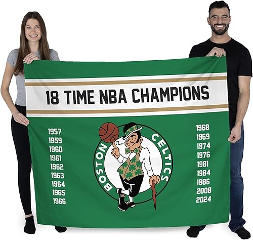Miniatura 2 de Northwest NBA Boston Celtics NBA Champions 2024 - Tapiz para colgar en la pared, 34 x 40 pulgadas, pancartas