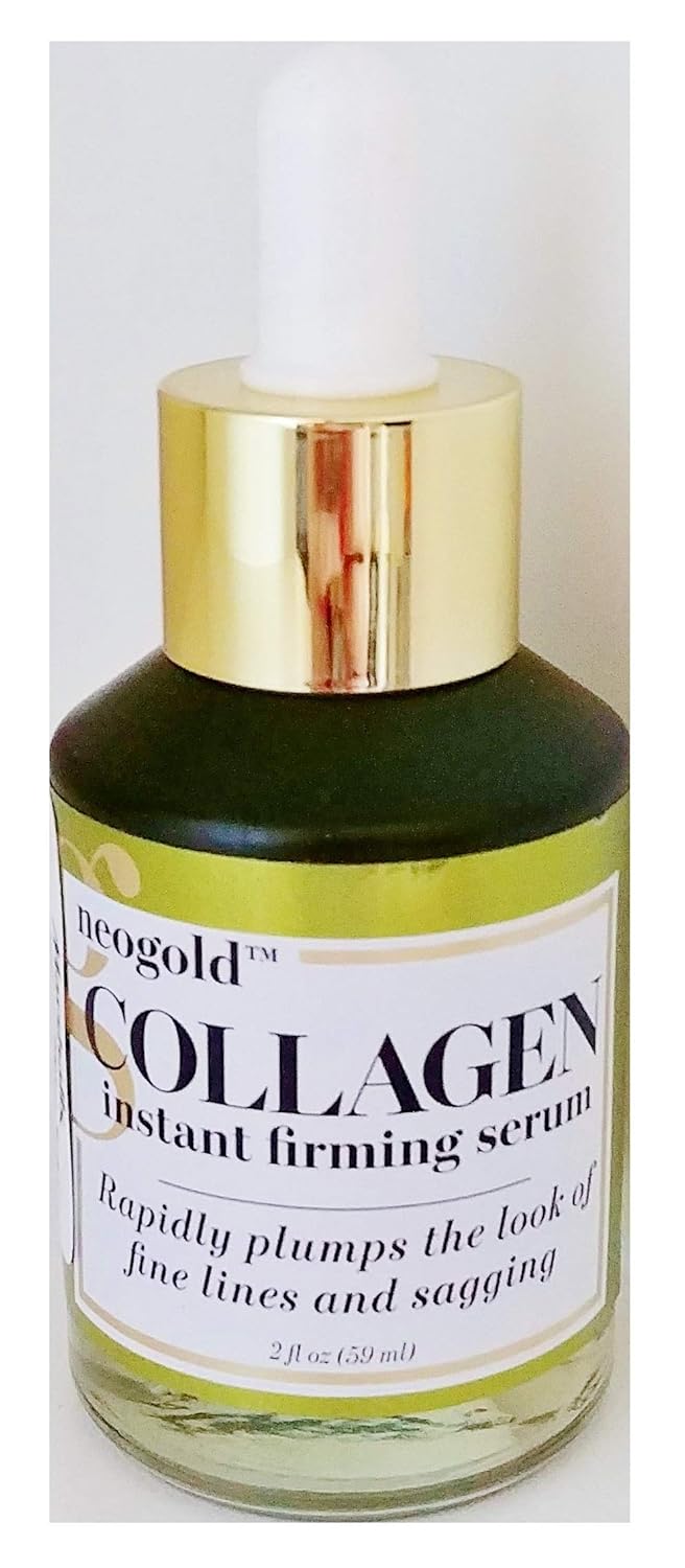 Amazon Com Neogold Collagen Instant Firming Daily Face Serum Rapidly Plumps The Look Of Fine Lines And Sagging Beauty Personal Care