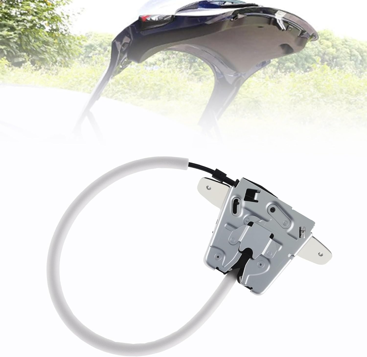 Rear Trunk Lid Tailgate Latch Lock Compatible with Tesla Model S 4Pins Liftgate Actuator Trunk Latch Replace OE# 600665400B