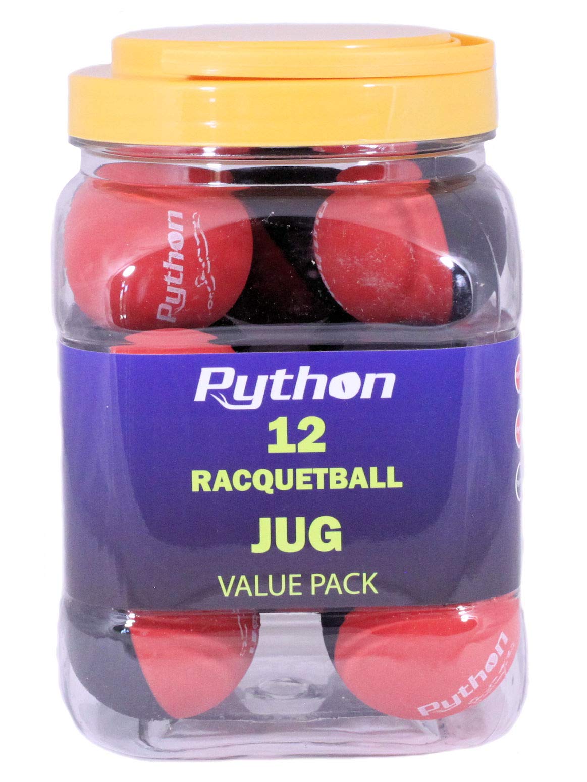 Snapklik.com : Python RG Multi Colored Racquetballs