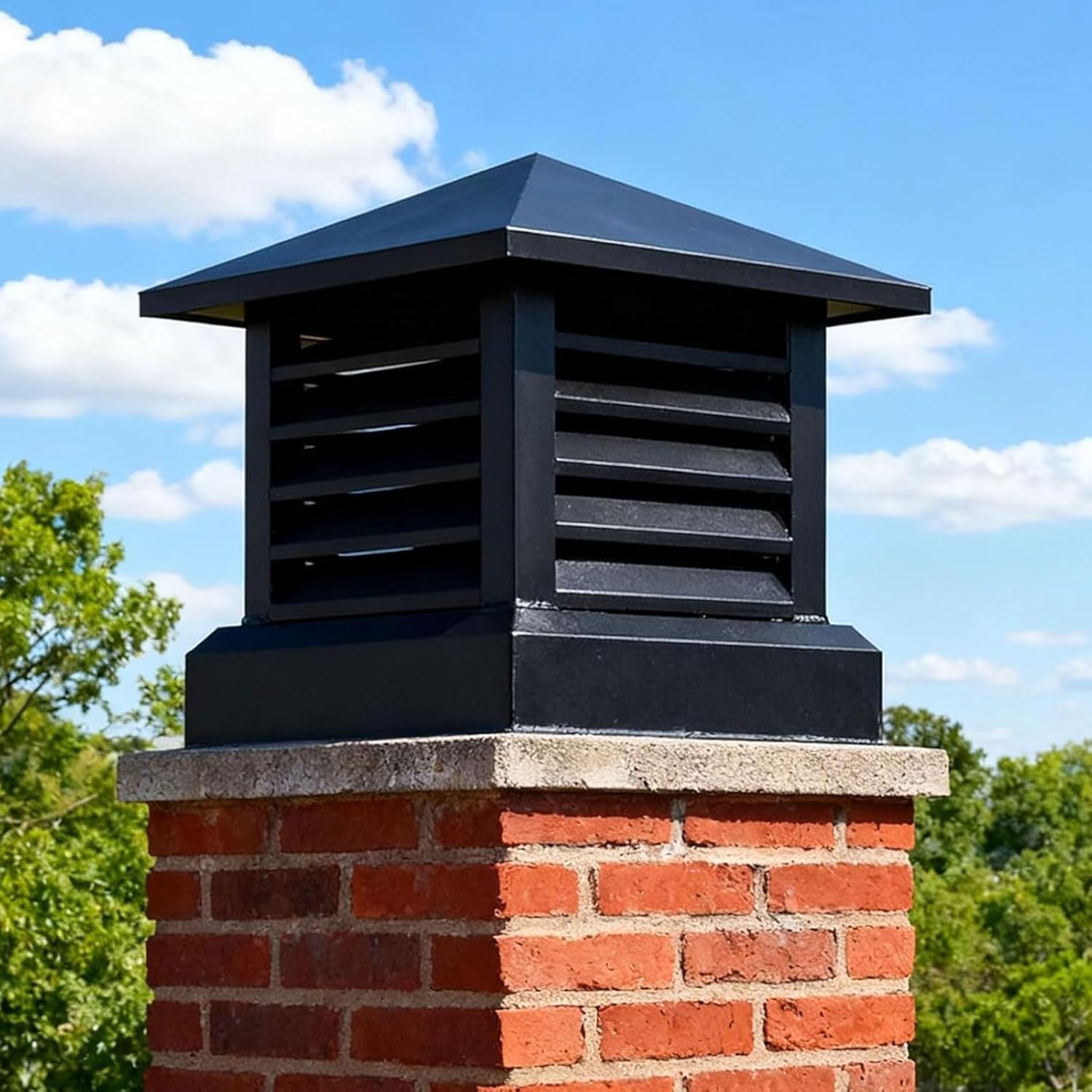 Tapas de chimenea de aleación de aluminio de 16x16 para rejillas de ventilación de techo