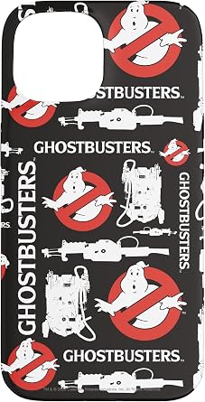 Ghostbusters Proton Pack No Ghost Logo Pattern Retro Movie Case for iPhone 15