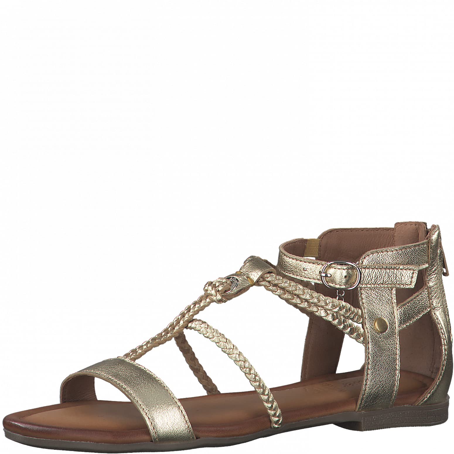 s.Oliver 5-5-28117-28, Flat Sandal, CHAMPAGNE,