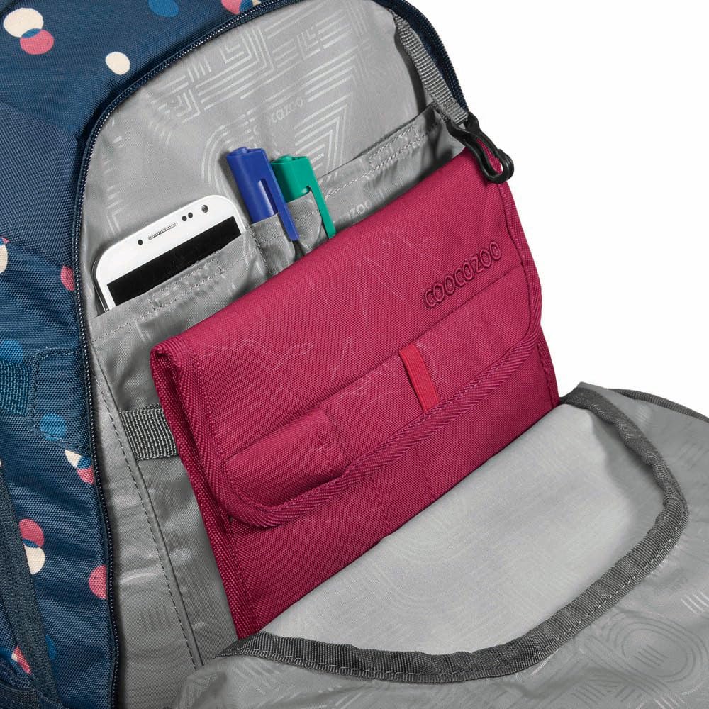coocazoo MATE Schulranzen-Set 3tlg für Mädchen und Jungen ab der 4. Klasse mit Rucksack. Schlamperetui und Sportbeutel (Bubble Dreams)