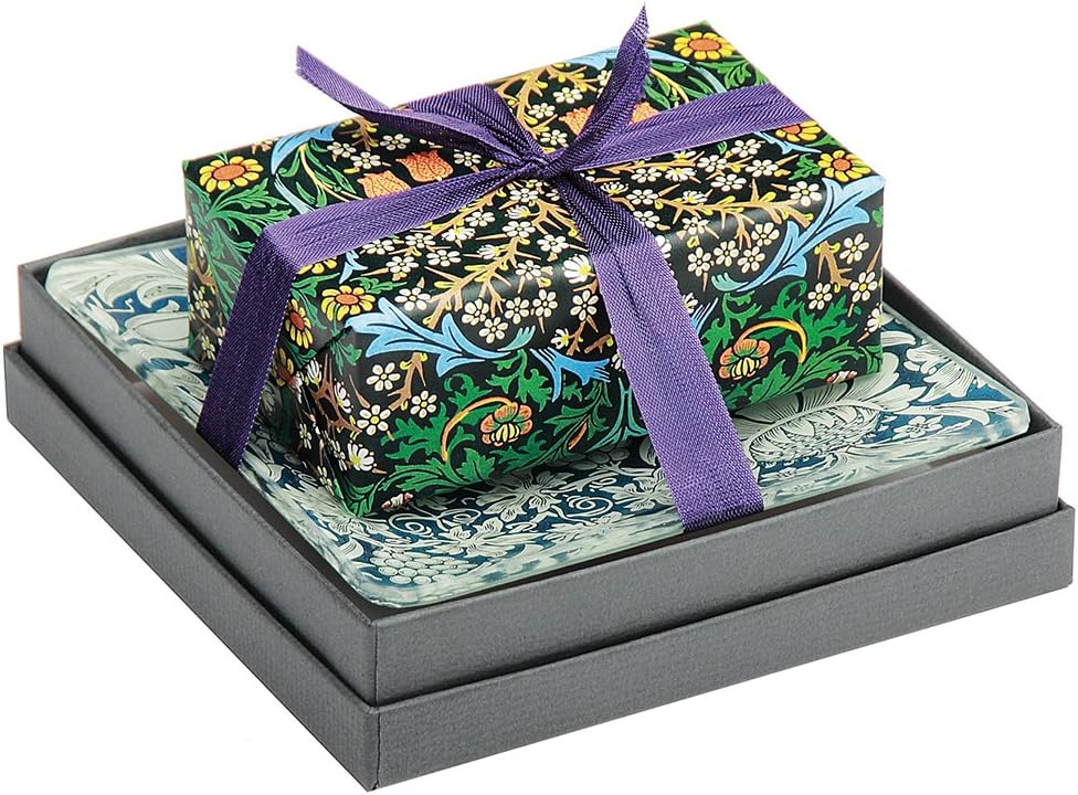 Mudlark Handcrafted Soap Bar and Dish Gift Set, Malay/Coco's Cottage