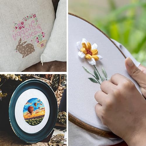 Miniatura 4 de VICOVI Friendship Bracelet String Kits with Organizer Storage Box, 110 Colors Embroidery Floss 52Pcs Cross Stitch Tools-Labeled with Embroidery