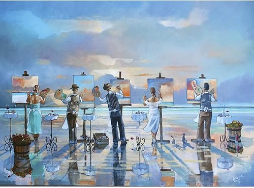 Anatolian Puzzle -Painting Up a Storm Rompecabezas de 1000 piezas # 1132