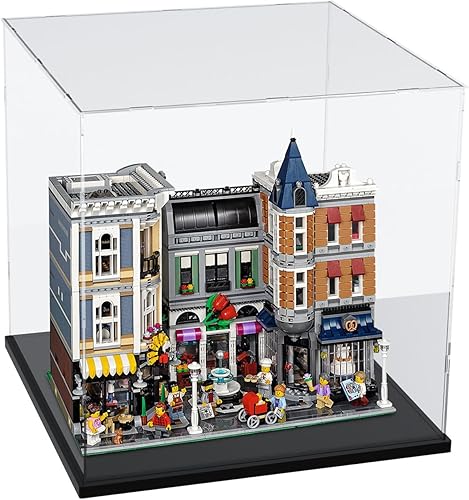 Miniatura 3 de Nynelly Vitrina grande de acrílico para coleccionables, caja de exhibición de acrílico transparente para Lego 21318 Tree House, escaparate a prueba