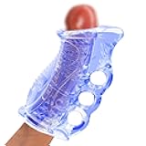 Male Masturbator Sex Adult Toys Pocket Pussy Stroker, Anal Doll Ass for Men Masturbation Oral Handjob Glans Training Tool Penis Trainer Massager Open-Ended Sleeve Blowjob Toy (Blue)
