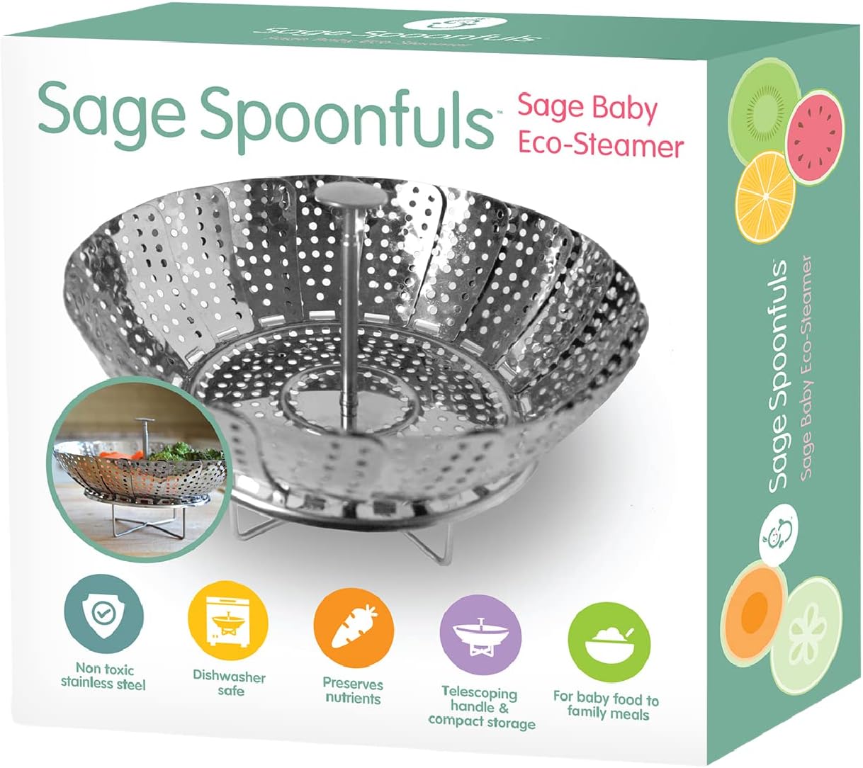 Amazon.co.jp Sage Spoonfuls Sage Baby EcoSteamer by Sage Spoonfuls