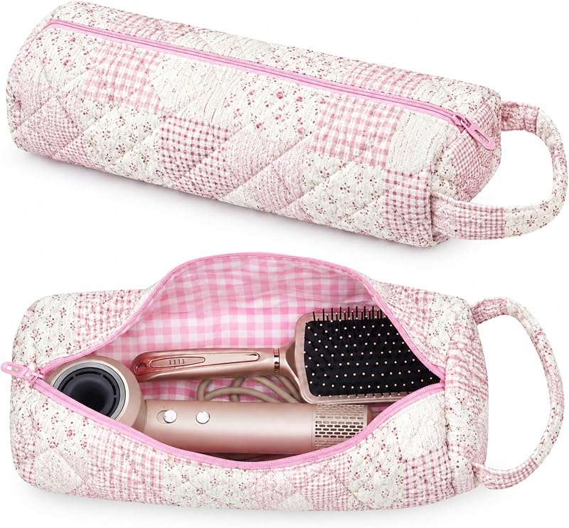 Estojo de viagem para ferramentas de cabelo Bebykilemi, Ethnic Pink