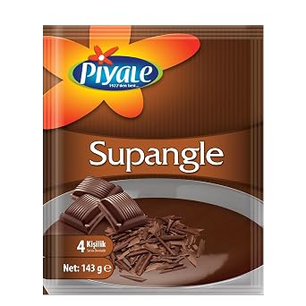 VHD Piyale Supangle Chocolate Instant Pudding Supangle, Cikolatal Puding, Dessert Mix, Packaged Cream Pudding Powder, Easy Cook and Serve, 4 Portions, 143 g/ 5.04 Oz, 1 Pack