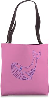 Cute Muscle Whale, Marine Lover, Animal Lover Tote Bag