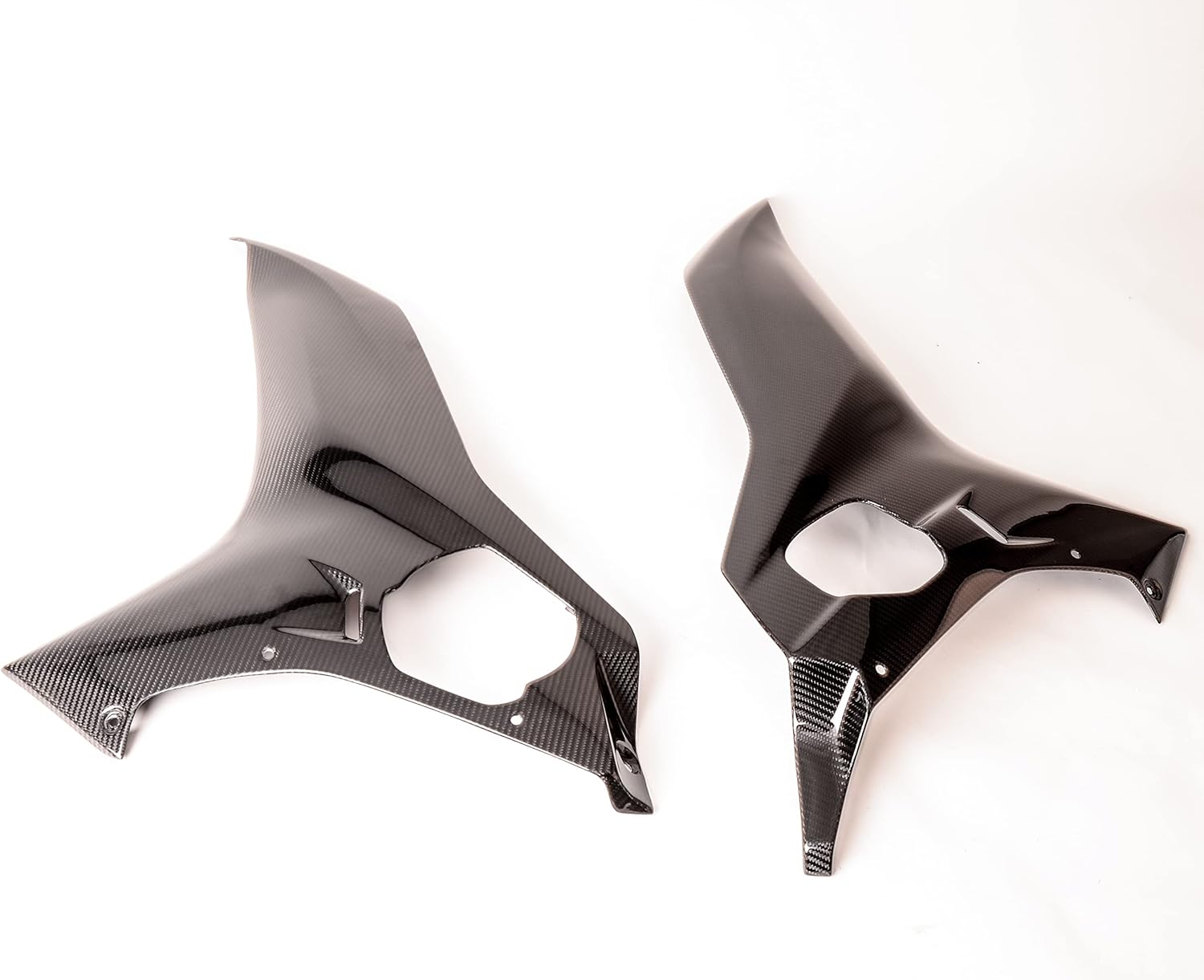 Bestem Carbon Fiber Side Panel Assy Fairing Twill for 2017 2018 Yamaha R6
