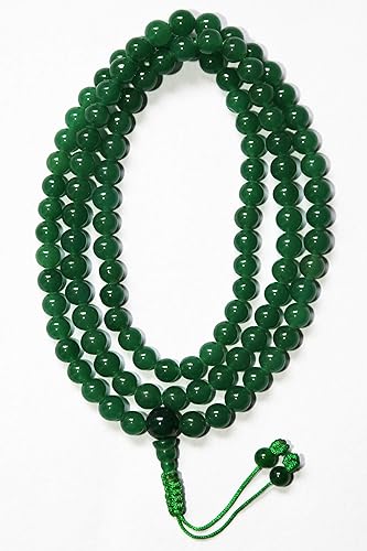Mala de piedra de jade, Mala tibetana y budista, 108 cuentas