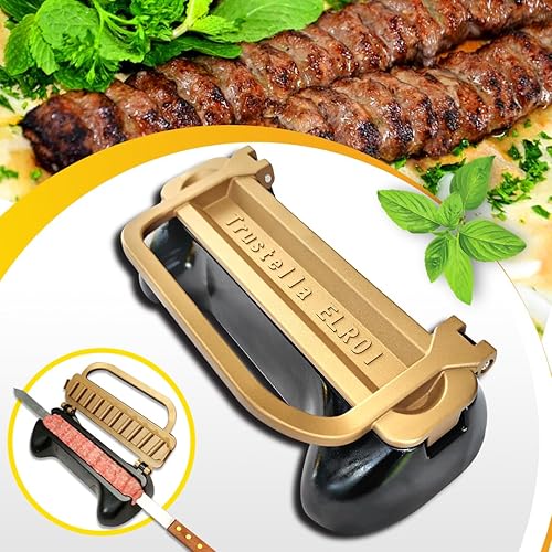 Miniatura 9 de Máquina de kebab Trustella de aluminio prémium  Crea pinchos profesionales impecables  Revestimiento de teflón resistente, antiadherente, de grado