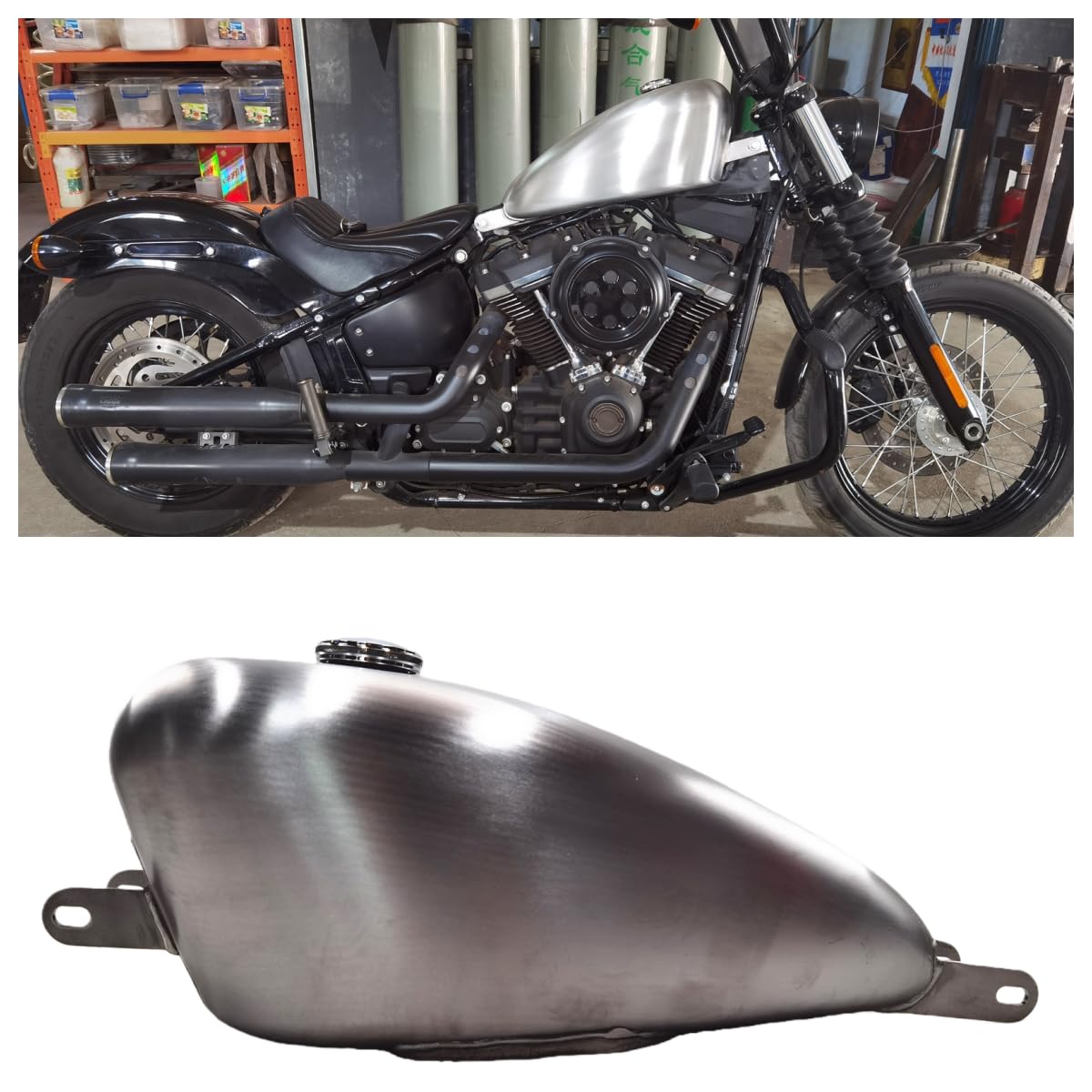 Amazon.com: Motorcycle Petrol Gas Fuel Tank For Harley Softail