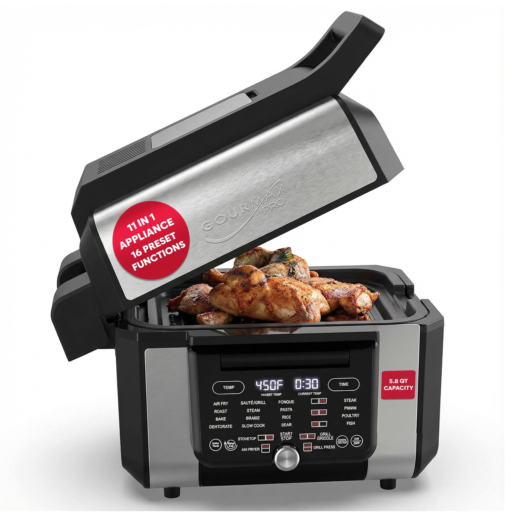 Amazon.com: Foodgenie Gourmax Pro One Cooking Device - All-in-One