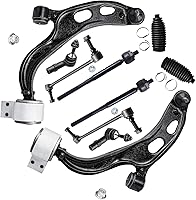 Vista 190 de Detroit Axle - Kit de suspensión delantera RWD de 10 piezas para Chevy GMC Silverado Sierra 1500 1999-2006, 2 brazos de control superior, 2 rótulas