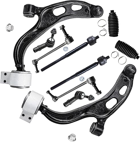 Miniatura 309 de Detroit Axle - Kit de suspensión frontal de 10 piezas para Ford Ranger Mazda B2300 B2500 B3000 B4000, 2 brazos de control superiores, 2 rótulas