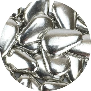 Celebakes by CK Products Silver Almond Shape Dragees, 3.5 oz.