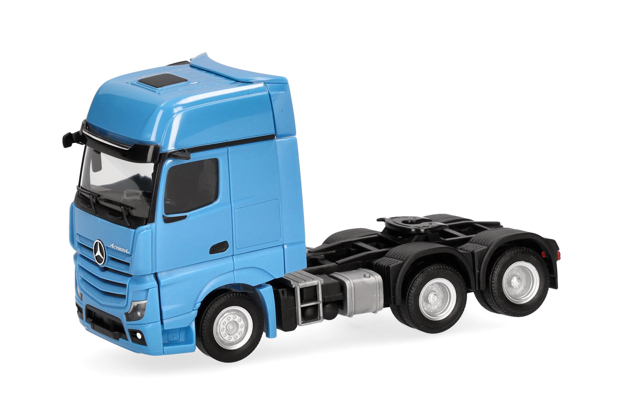 Herpa 317917-002 - 1/87 MB Actros L Gigaspace 3 Axles (6x4), Light Blue - New