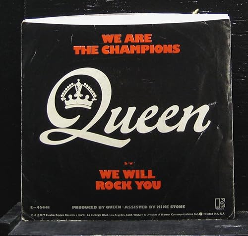 Vista 2 de Queen - We Are The Champions / We Will Rock You - 7" Vinyl Record