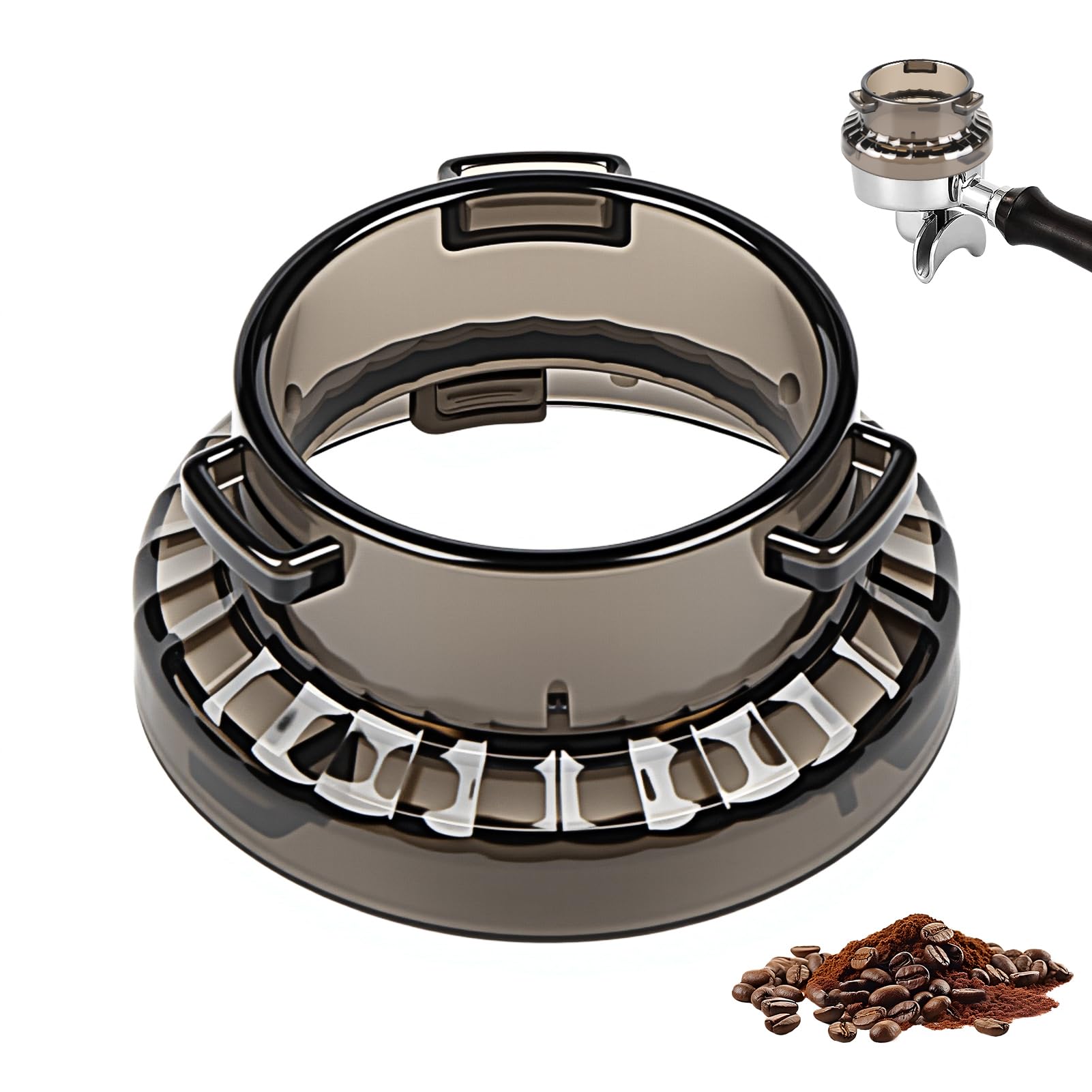54mm Dosing Funnel Coffee for Sage Machine Accessory Precise Espresso Dosing Ring Leak-Proof Accessory for Barista for Portafilters Gift Coffee Lovers Home Office Prevents Grounds Spill Easy Clean Use