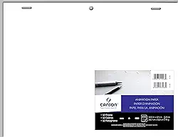 Canson Papel de animação translúcido perfurado Acme da série Artista, 12 molduras, 9 kg, 10,5 x 12,5 polegadas, 100 folhas