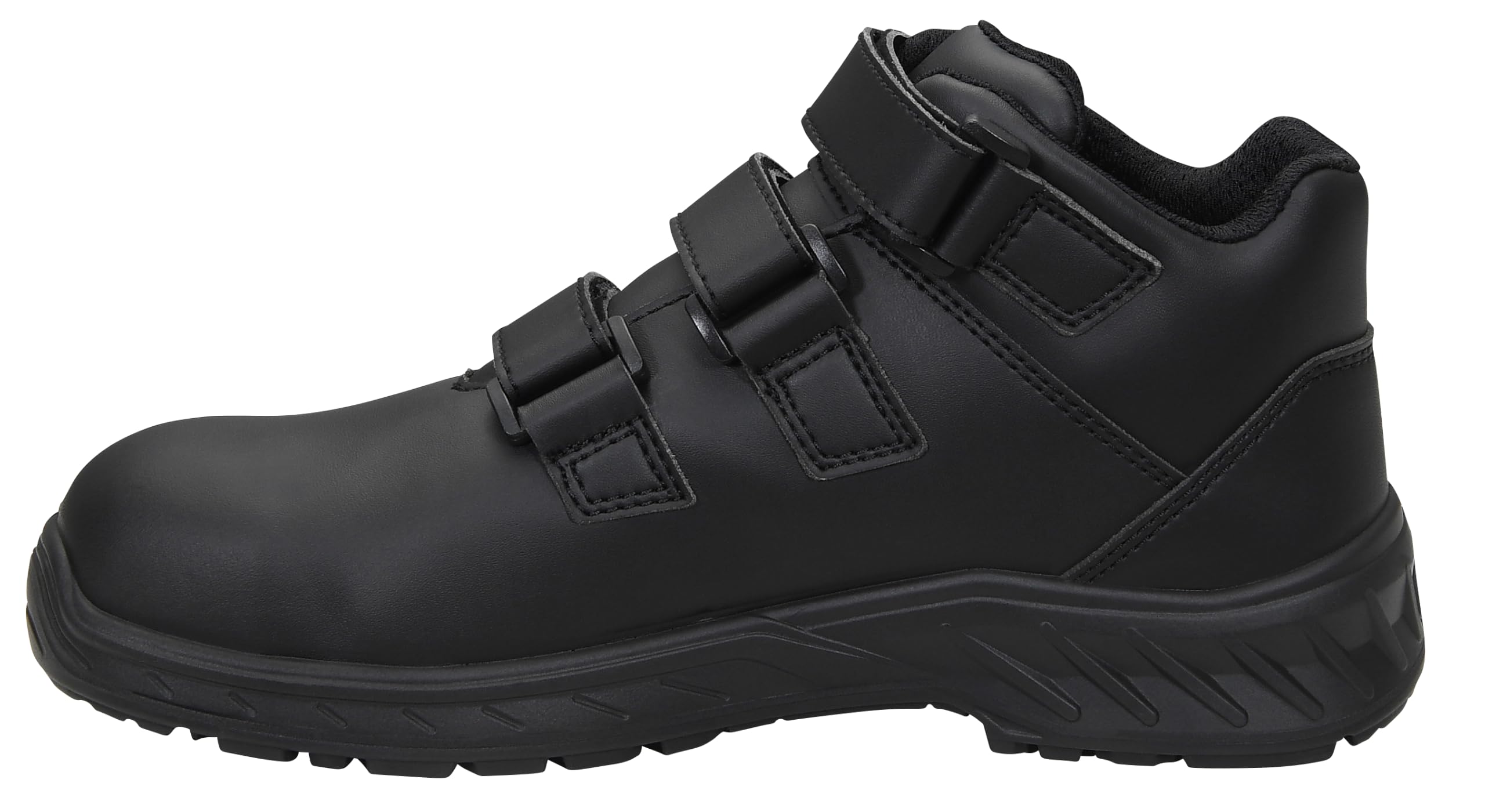 ELTEN jo_CLEAN Strap black Mid ESD S3S | Sicherheitsschuhe für Damen & Herren, Kunststoffkappe, leicht, atmungsaktiv
